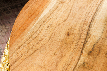 Masuta de cafea LEAF cu blat din lemn de salcam, 75 cm [3]