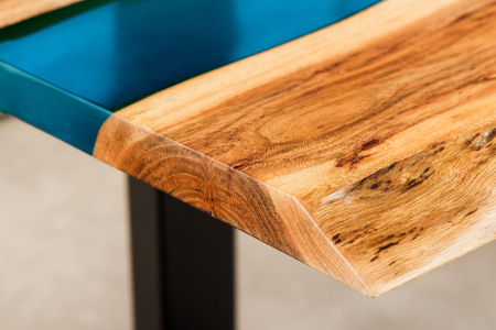 Masuta de cafea LIQUID din lemn de salcam, 110 cm [5]