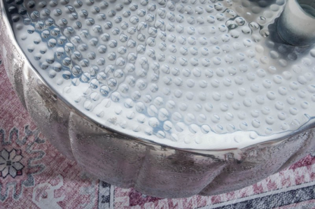 Masuta de cafea lucrata manual MARRAKESCH din aluminiu [4]