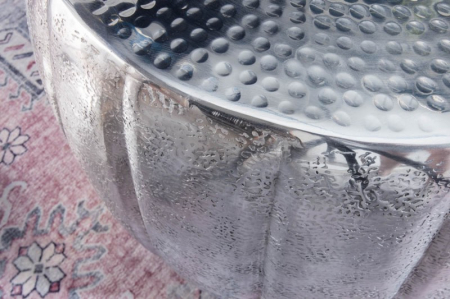 Masuta de cafea lucrata manual MARRAKESCH din aluminiu [5]