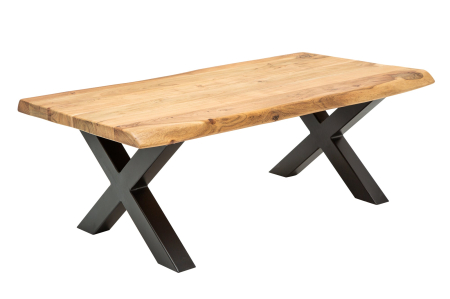 Masute de cafea - Masuta de cafea MAMMUT din lemn de salcam, 110 cm