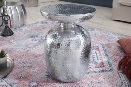 Măsuță de cafea Marrakesch din aliminiu argintiu [1]