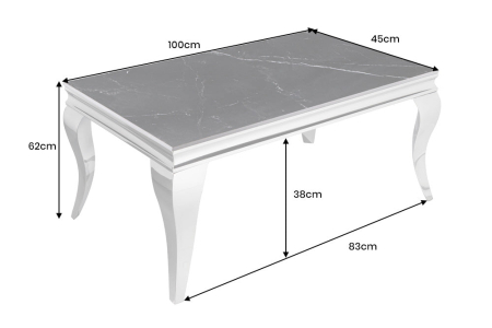 Masuta de cafea MODERN BAROCK, 100 cm [10]