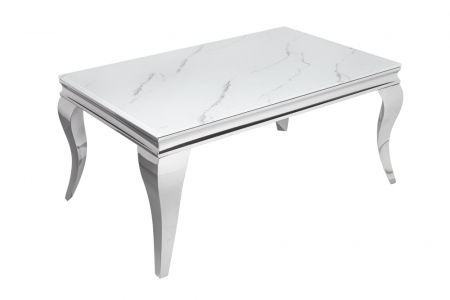 Living - Masuta de cafea Modern Barock, cu blat din sticla securizata