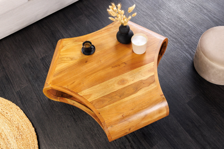 Masuta de cafea ORGANIC LIVING din lemn de salcam, 70 cm [4]