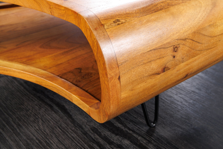 Masuta de cafea ORGANIC LIVING din lemn de salcam, 90 cm [6]