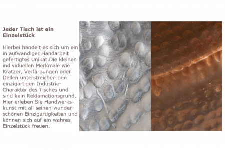 Masuta de cafea  Organic Orien din metal argintiu [6]