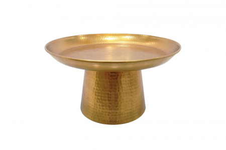 Masute de cafea - Masuta de cafea Orient din metal auriu