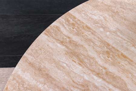 Masuta de cafea rotativa DANCING RINGS din blat ceramic, 80-135 cm [4]