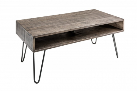 Masuta de cafea Scorpion din lemn masiv de mango si picioare metalice [6]