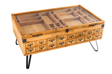 Masute de cafea - Masuta de cafea SEVEN SEAS din lemn de brad, 100 cm