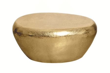 Living - Masuta de cafea STONE cu aspect de lovitura de ciocan, 75 cm