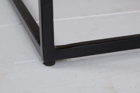 Masuta de cafea Straight din lemn masiv de salcam si picioare metalice [5]