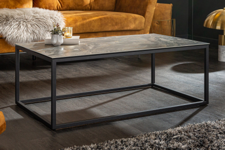 Masuta de cafea SYMBIOSE cu aspect de marmura, 100 cm [3]