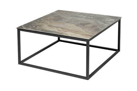 Masute de cafea - Masuta de cafea SYMBIOSE cu aspect de marmura, 75 cm