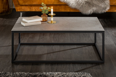 Masuta de cafea Symbiose cu blat din ceramica si picioare metalice [1]