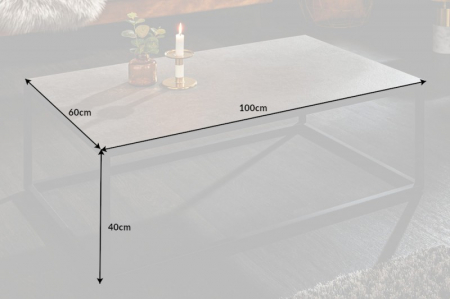 Masuta de cafea Symbiose cu blat din ceramica si picioare metalice [6]