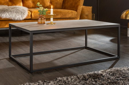 Masuta de cafea Symbiose cu blat din ceramica si picioare metalice [3]