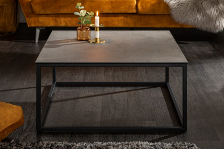 Masuta de cafea Symbiose cu blat din ceramica si picioare metalice [3]