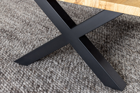 Masuta de cafea WILD din lemn de stejar salbatic, 90 cm [7]