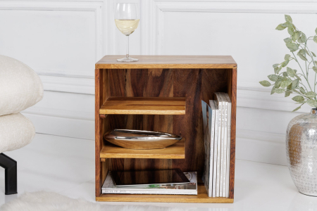 Masuta laterala CUBUS 43cm lemn sheesham [1]