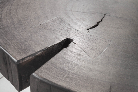 Măsuță laterală Goa, 43cm, gri din lemn de salcâm  [5]