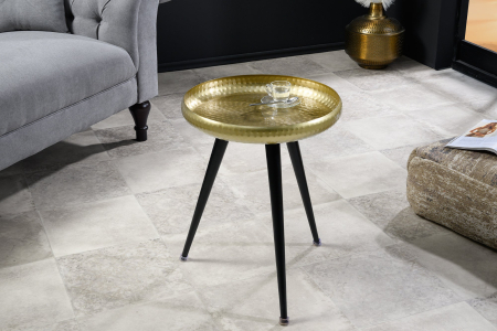 Masuta laterala ORIENT 55cm,design lovitura de ciocan,alama aurie  [5]