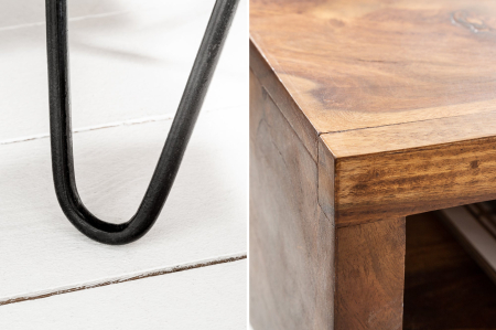 Masuta laterala SCORPION 45cm lemn sheesham [7]