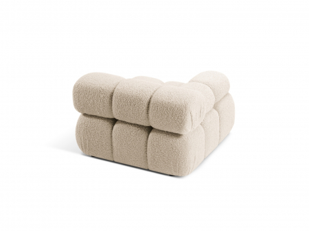 Modul Bellis cu tapiterie boucle, bej deschis [3]