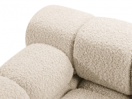 Modul Bellis cu tapiterie boucle, bej deschis [4]