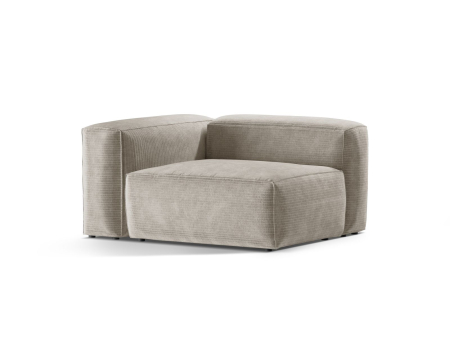 Modul Bergamo cu tapițerie din catifea reiată [1]