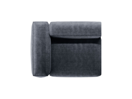 Modul Bergamo cu tapițerie din catifea reiată [3]