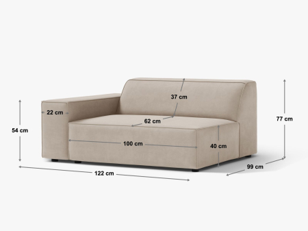 Modul Jodie cu tapițerie din țesătură structurală [3]