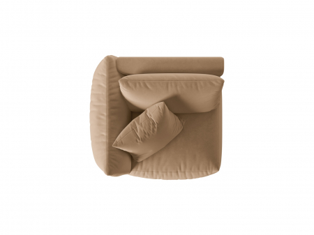 Modul pentru canapea Chris cu tapiterie din catifea [3]