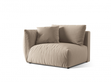 Modul pentru canapea Chris cu tapiterie din catifea [1]