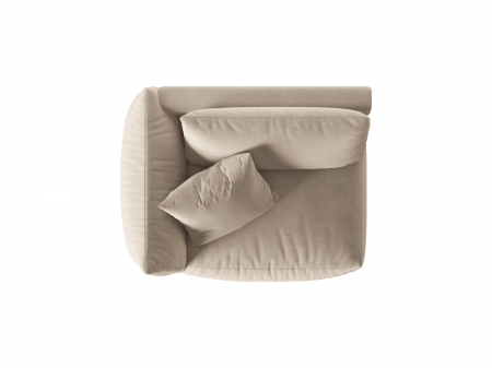 Modul pentru canapea Chris cu tapiterie din catifea [3]