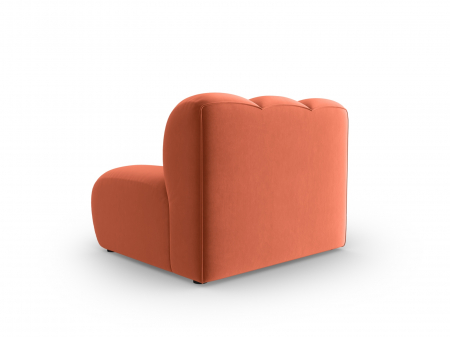 Modul pentru canapea Lupine cu tapiterie din catifea, corai [2]