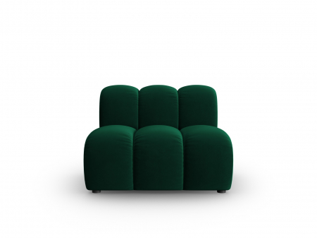 Modul pentru canapea Lupine cu tapiterie din catifea, verde inchis [0]