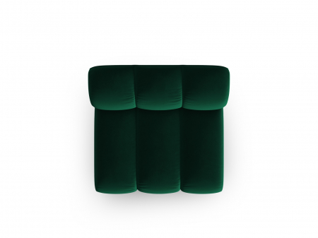 Modul pentru canapea Lupine cu tapiterie din catifea, verde inchis [3]