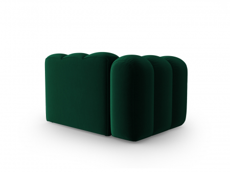 Modul pentru canapea Lupine cu tapiterie din catifea, verde inchis [2]