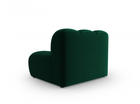 Modul pentru canapea Lupine cu tapiterie din catifea, verde inchis [2]