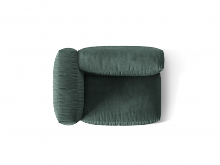 Modul pentru canapea Martina cu colt pe partea stanga si tapiterie din catifea [3]