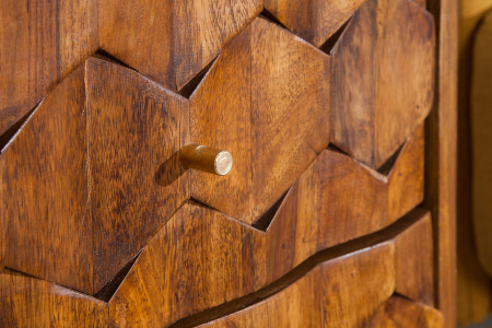 Noptieră MYSTIC LIVING 56cm lemn de sheesham natural [6]