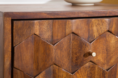 Noptieră MYSTIC LIVING 56cm lemn de sheesham natural [5]