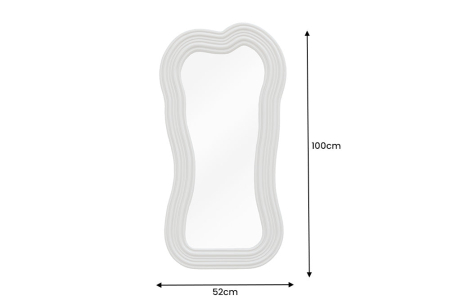 Oglindă de perete ALICE II 100 cm gri-bej [8]