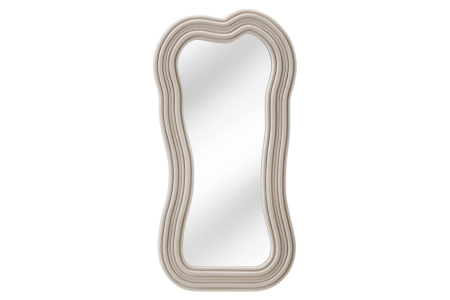 Decorațiuni - Oglindă de perete ALICE II 100 cm gri-bej