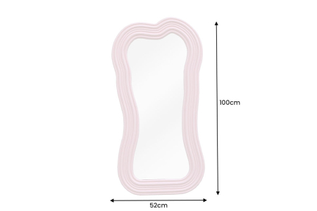 Oglindă de perete ALICE II 100 cm roz [8]
