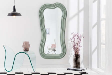 Oglindă de perete ALICE II 100 cm verde salvie [2]