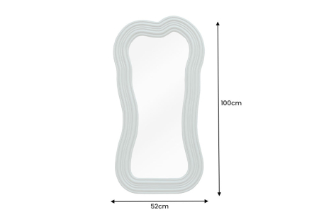 Oglindă de perete ALICE II 100 cm verde salvie [8]