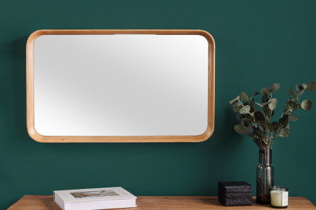 Oglindă de perete AMSTERDAM 80 cm stejar natural [5]